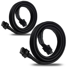 2-Pack 8 Pin PCIe Cable for EVGA Power Supply, PCIe 8 Pin Male to (6+2) Male ... picture