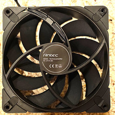 (2 pack) Antec Tranquil 140 mm PC Case Fan 12V DC Black FB23DA1425MPBC picture