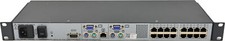Fujitsu s2-1602 520-325-510 16-Port RJ-45 KVM Switch + Rack Ears picture