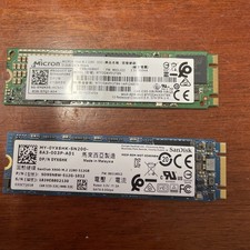 Micron And SanDisk 512GB SSD M.2 2280 Solid State Drive Mixed Lot of 2 picture