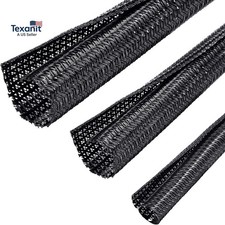 3 Pieces Cord Protector Wire Loom Tubing Cable Sleeve Split Sleeving for USB Cha picture