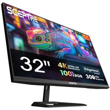 32-Inch 4K UHD Monitor with 70Hz Refresh Rate & Built-In Speakers, Black picture