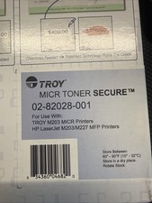 MICR Print Solutions 02-82028-001 Troy M203/m227 Mfp Micr Toner Secure Sy Crtg picture
