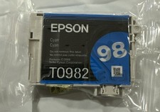EPSON 98 Cyan T0982 (Sealed) 1pk Genuine Ink Cartridge picture