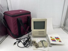 Vintage Apple Macintosh SE M5010 1MB RAM Dual 800K Drives w/ Mouse Manuals Bag picture