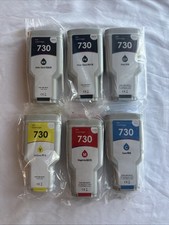 730 Ink Cartridges 300ML High-Capacity 6-Pack Replacement for HP 730 Ink Cart... picture