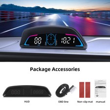 Car OBD HUD Head Up Display Digital Speedometer with Overspeed and RPM Alarm picture