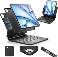 ESR for iPad Air 11/Pro 11 Inch Case Keyboard, Multi-Mode Magnetic Stand Air 4/5 picture