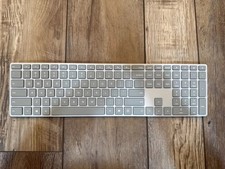 Microsoft Surface Keyboard 1742 Wireless Bluetooth Gray Tested Working picture