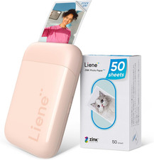 Pearl K100 Photo Printer, 2X3 Mini Instant Portable Color Mono Picture picture