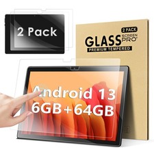 DETUOSI 2 Pack 10.1 inch Screen Protector for ‎ECOPAD THTH-K12C inch...  picture