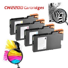 Genuine Ricoh a set of Ink Cartridges For MP CW2200 CW2201HSP CW1200 CW1201HSP picture