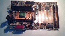 Pentium Motherboard P3 Slot1 ASUS P3B-F  Rev 1.03.  ** TWO **  ISA slots Rare  picture