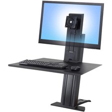 Ergotron 33‑421‑085 WorkFit‑SR Rear‑Mount Sit‑Stand Workstation - N/R picture