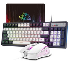 ATTACK SHARK x HXSJ V600 Wired Membrane Streamer Gaming Keyboard and Mouse Combo picture