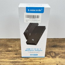 Lemorele TC500 13-in-1 USB-C Docking Station 4K 60Hz HDMI DP 100W PD Ethernet picture