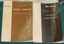 Vintage computer manuals: Sharp PC-1211 Pocket Computer Instruction Applications picture