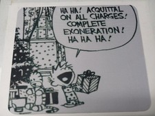 Calvin & Hobbes Christmas Computer Mouse Pad picture