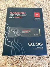 SanDisk Optimus GX PRO 8100 2TB PCIe 5.0x4 M.2 2280 NVMe SSD - FACTORY SEALED picture