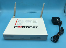 Fortinet FWF-60E FortiWiFi-60E Network Security Appliance w 2x Antenna &Adapter picture