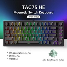 AKKO TAC75 HE Magnetic Switch Keyboard 75% Gaming Rapid Trigger 0.005m T picture
