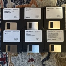 Vintage Mac tools Pro Version 4 For Macintosh 6 3.5” Floppy Disks 1994 💾 picture