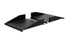 Navepoint 19 Inch Center Weight Relay Rack Mount Data Networking Shelf Steel 2U  picture