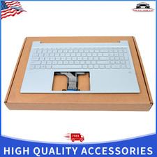 Silver Backlit Keyboard Palmrest for HP Pavilion 15-EH/15Z-EH/15-EG M08912-001 picture