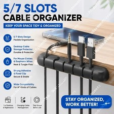 5/7-hole Data Cable Organizer, Desktop Charging Cable Storage Protector, Mouse C picture