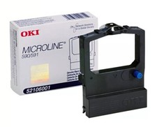 52106001 Original OEM Okidata Ribbon, Black Genuine Sealed -  picture