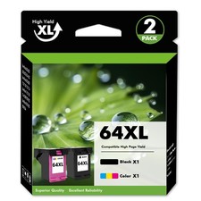 64 XL Ink Cartridge for HP 64XL ENVY 5542 6255 6258 7130 7132 7155 7858 7855 lot picture