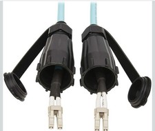 10Gb Fiber Patch Cable, Industrial Duplex Multimode 50/125 OM3 Fiber Optic picture