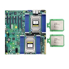 TTY T1DEEP=Supermicro H12DSi-N6 E-ATX SP3 motherboard+2x AMD EPYC 7K62 48C/96T picture