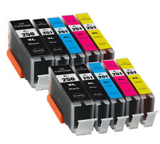 10 Ink Cartridges for PGI-250XL CLI-251XL Canon Pixma MG5620 MG5520 MG6620 MX922 picture