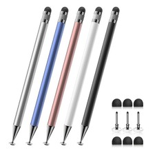 5 Pcs 2-in-1 Touchscreen Stylus Pen Set, Universal Capacitive Stylus for Tablets picture
