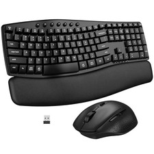 Mode - EDJO Ergonomic Wireless Keyboard Mouse Combo, Bluetooth/2.4G Dual picture