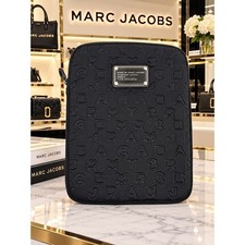 Marc by Marc Jacobs Black Embossed Logo Neoprene Tablet Sleeve Case picture