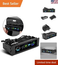 5-Fans Speed Computer Fan Controller CPU Temperature Sensor PC Cooling Fan Co... picture