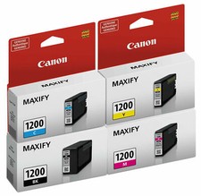 4 Pack Genuine Canon PGI-1200 for MAXIFY MB2020 MB2120 MB2320 MB2720 picture