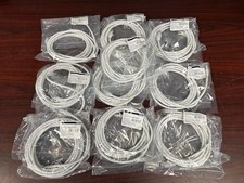 LOT OF 10) NEW SEALED C2G 10FT CAT6 Snagless Ethernet Cable SHIELDED-White #95 picture