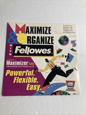 Fellowes Maximizer 3.0is Software CD Windows 95 98 NT OS Organizer Vintage PC picture