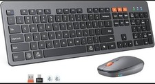 Meetion BTC9770 Wireless Bluetooth Keyboard Mouse Combo Open Box picture