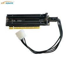 PCI-Express 4.0 x16 1 to 2 Expansion Card Gen4 Gen3 Split Card PCIe-Bifurcation picture