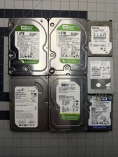 Job Lot of 7 Internal Hard Drives (HDD) - Western Digital, Seagate, Toshiba … picture
