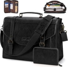 RAINSMORE Vintage Messenger Bag 15.6