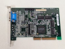 VINTAGE PC MATROX MGA 815-01 REV. A G+/PROA/8BN/20 AGP VGA VIDEO CARD picture