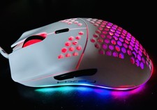 HXSJ J900 Wired Programmable Gaming Mouse RGB Lighting - White Color F109 picture
