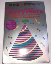 Hi-Tech Expressions PartyWare Software for Apple II IIc IIe - Complete? untested picture