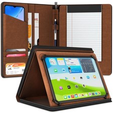 Universal Padfolio Case – Tablet Portfolio Organizer with Notepad Holder – Co... picture