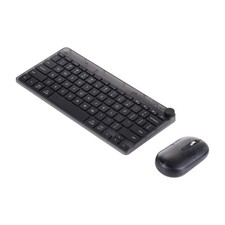 Incipio Translucent Slim Wireless Keyboard and Mouse Combo, Compact Layout- Gray picture
